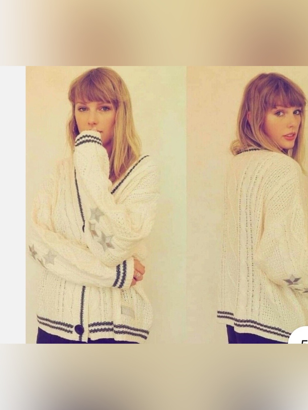 Taylor Swift folklore cardigan size s/xs